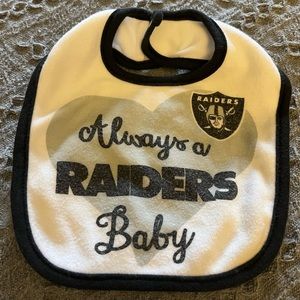 Raiders Baby Bib